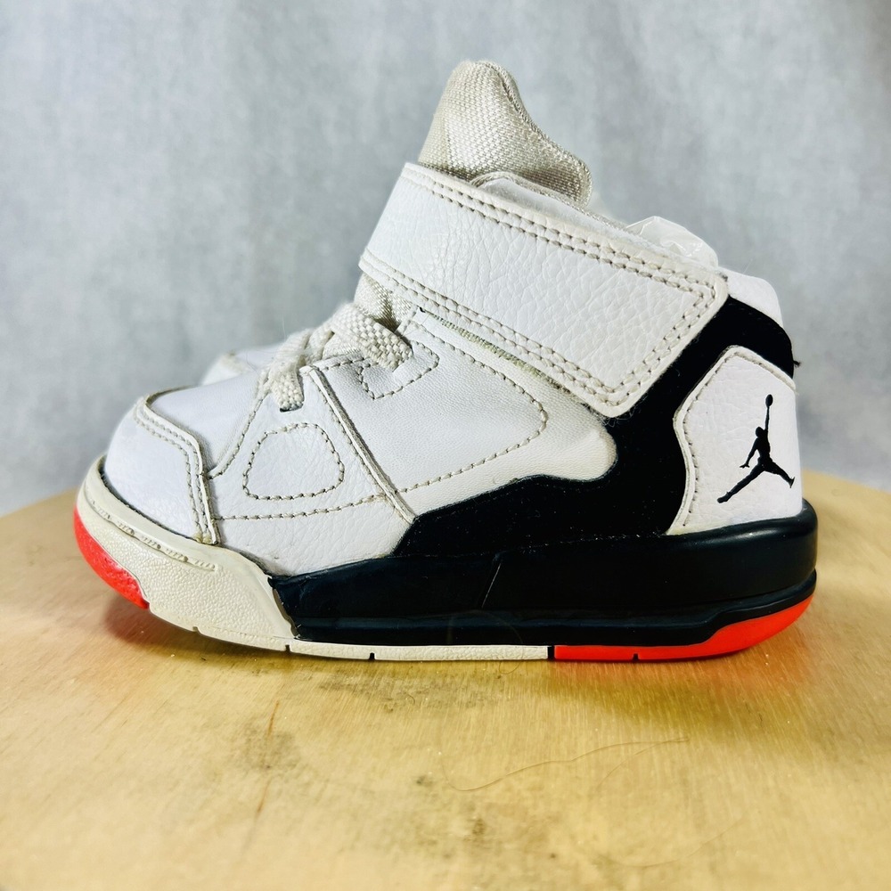 Nike Air Jordan Flight Origin 2 Toddler Size 6C Shoes‎ White Black Red Baby